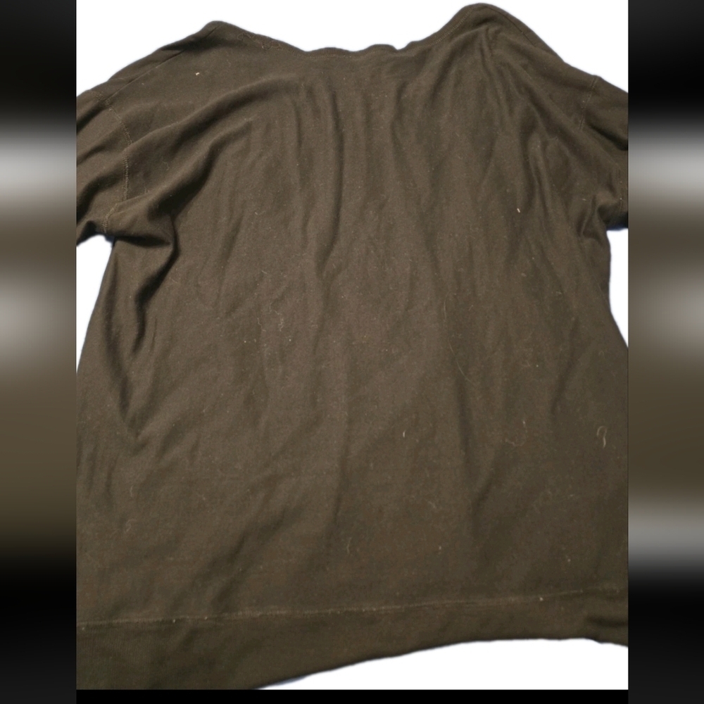 Torrid Cheers Sweatshirt Womens Size 3 Black Crewneck Pullover Top - Picture 2 of 9